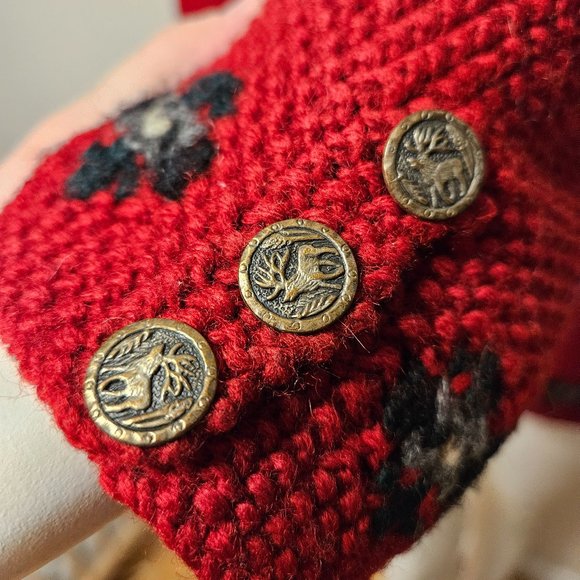 Rare Vintage Ralph Lauren Fair Isle Worsted Wool Zip-Up - Picture 2 of 8